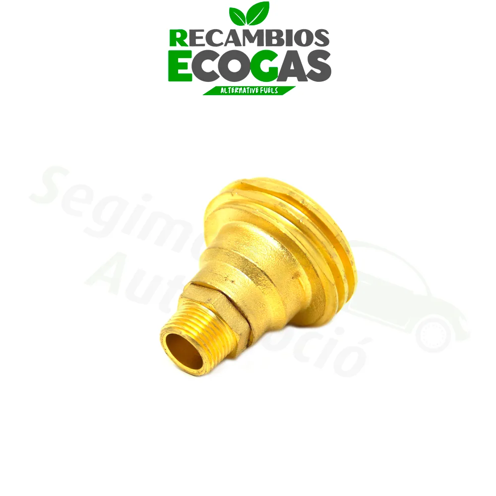 Adaptador de boquilla de suministro ACME con conexión para válvula de llenado en depósito de gas combustible de 4 agujeros