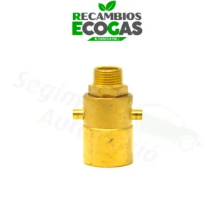 Adaptador de boquilla de suministro BAYONETA con conexión para válvula de llenado en depósito de gas combustible de 4 agujeros