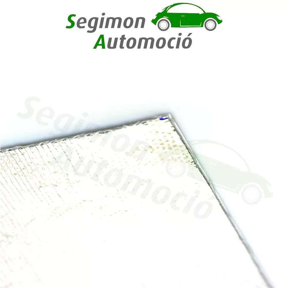 Blindaje/protector contra el calor hasta 550°C autoadhesiva 33x33 cm (0,65 mm espesor)