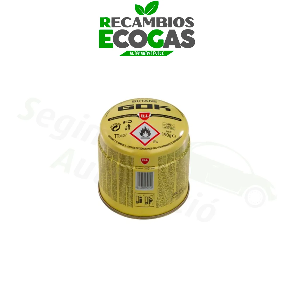 Bombona de gas butano 190 g
