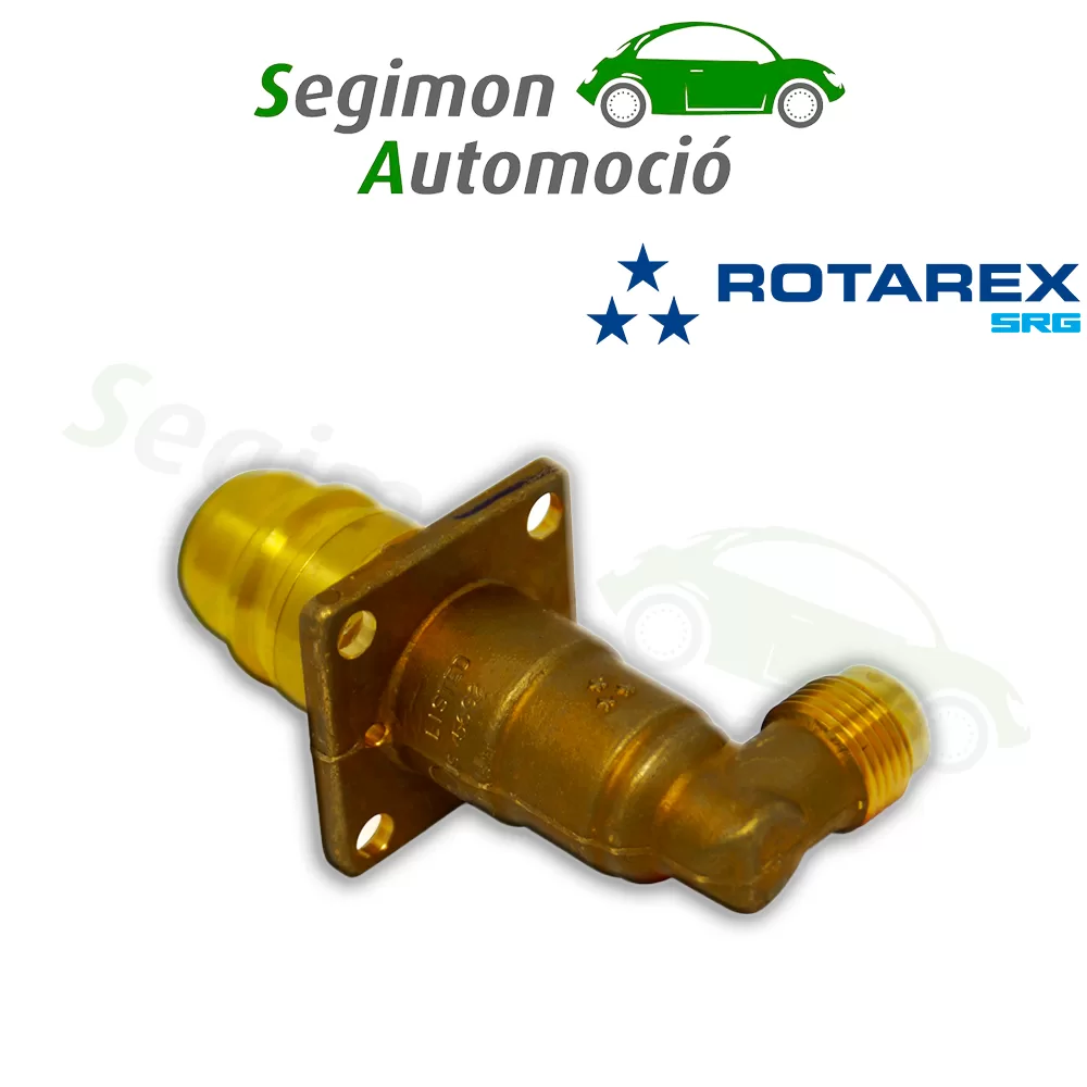 Boquilla de suministro Euronozzle de 90° para repostaje externo para conexión de manguera de llenado