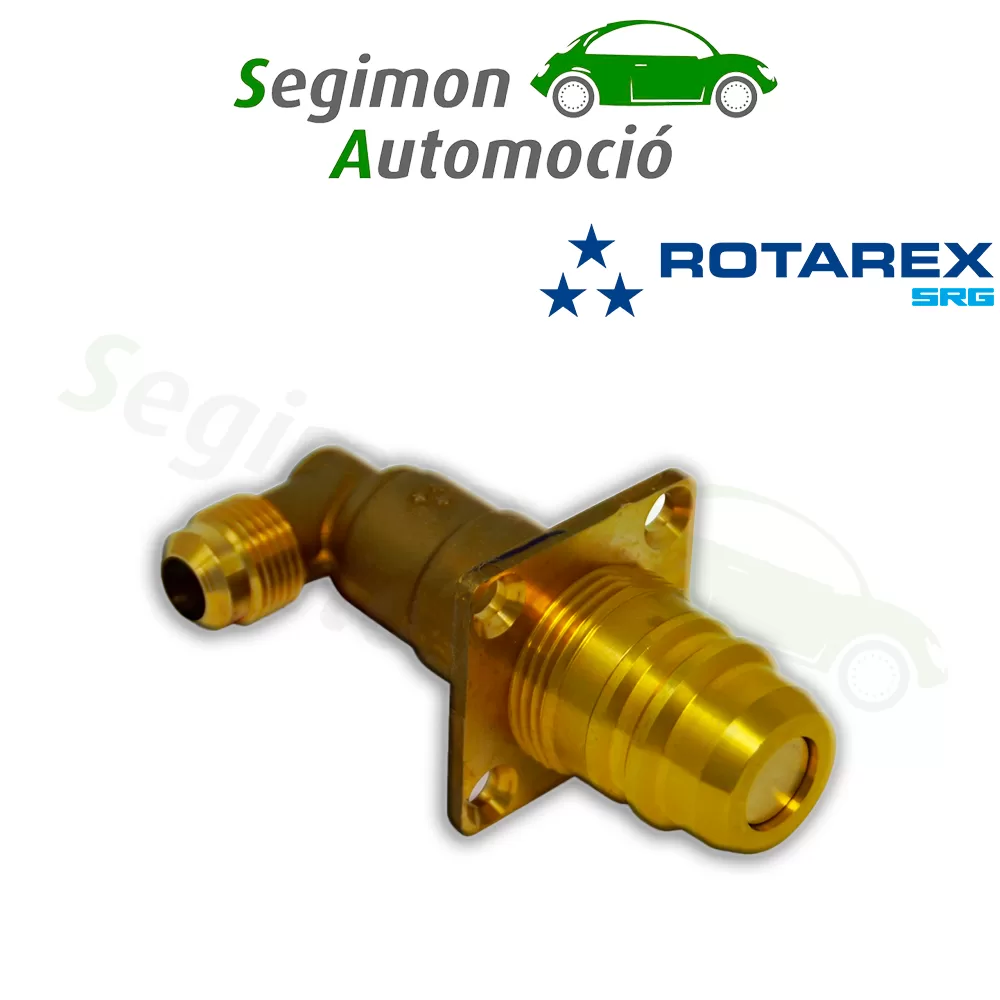 Boquilla de suministro Euronozzle de 90° para repostaje externo para conexión de manguera de llenado