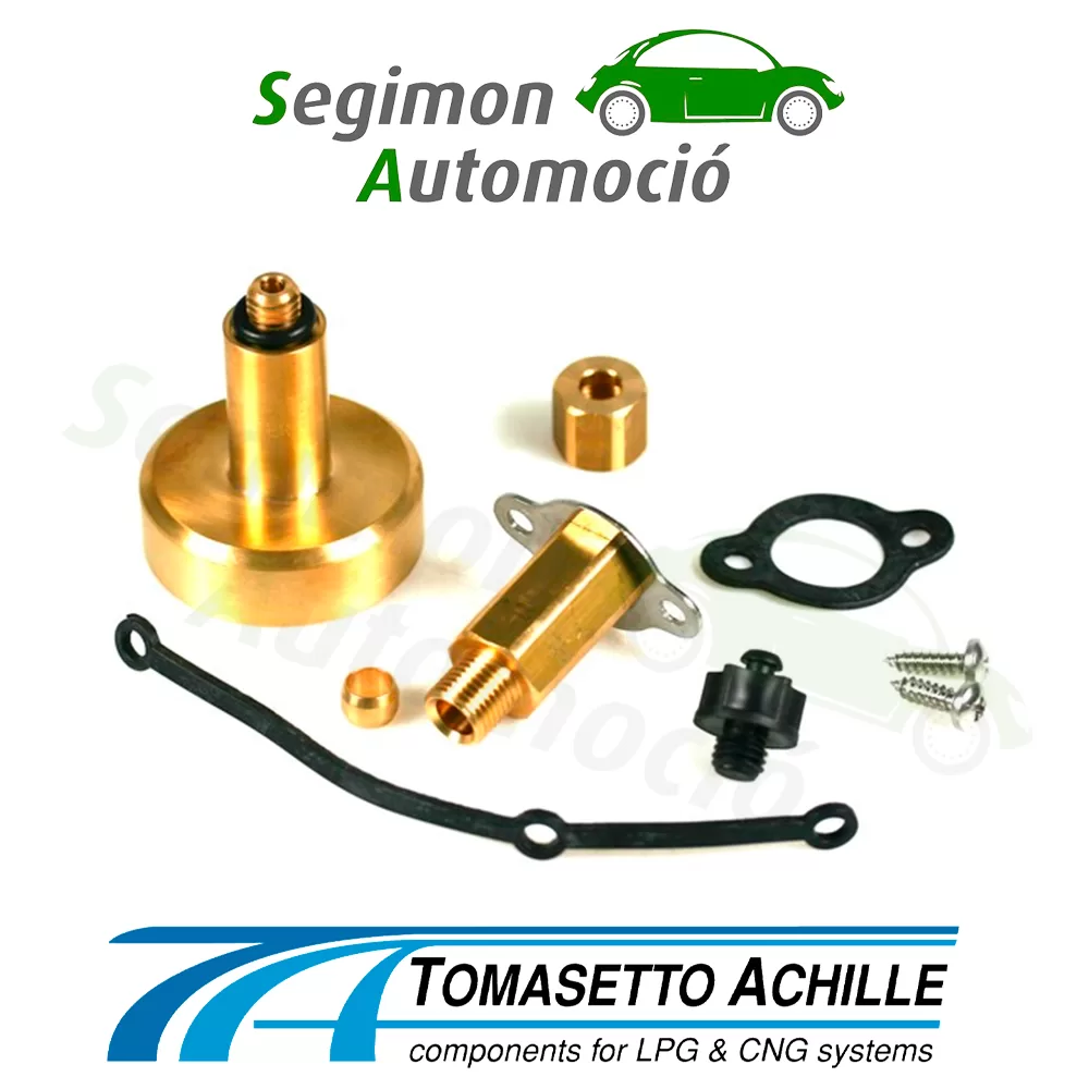 Boquilla de suministro mini M10 + DISH adaptador de repostaje corto de latón