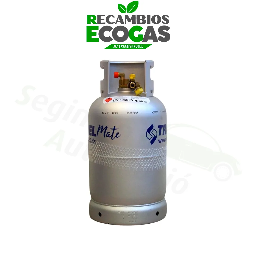 Botella GLP Autocaravana Aluminio ALUGAS 27 litros