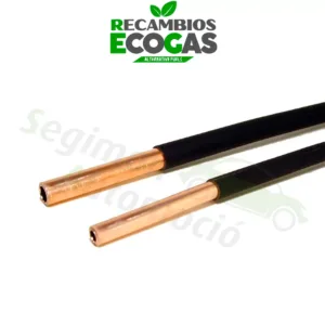 Cable de cobre Ø 10 mm espesor de pared 1 mm - rollo de 25 metros