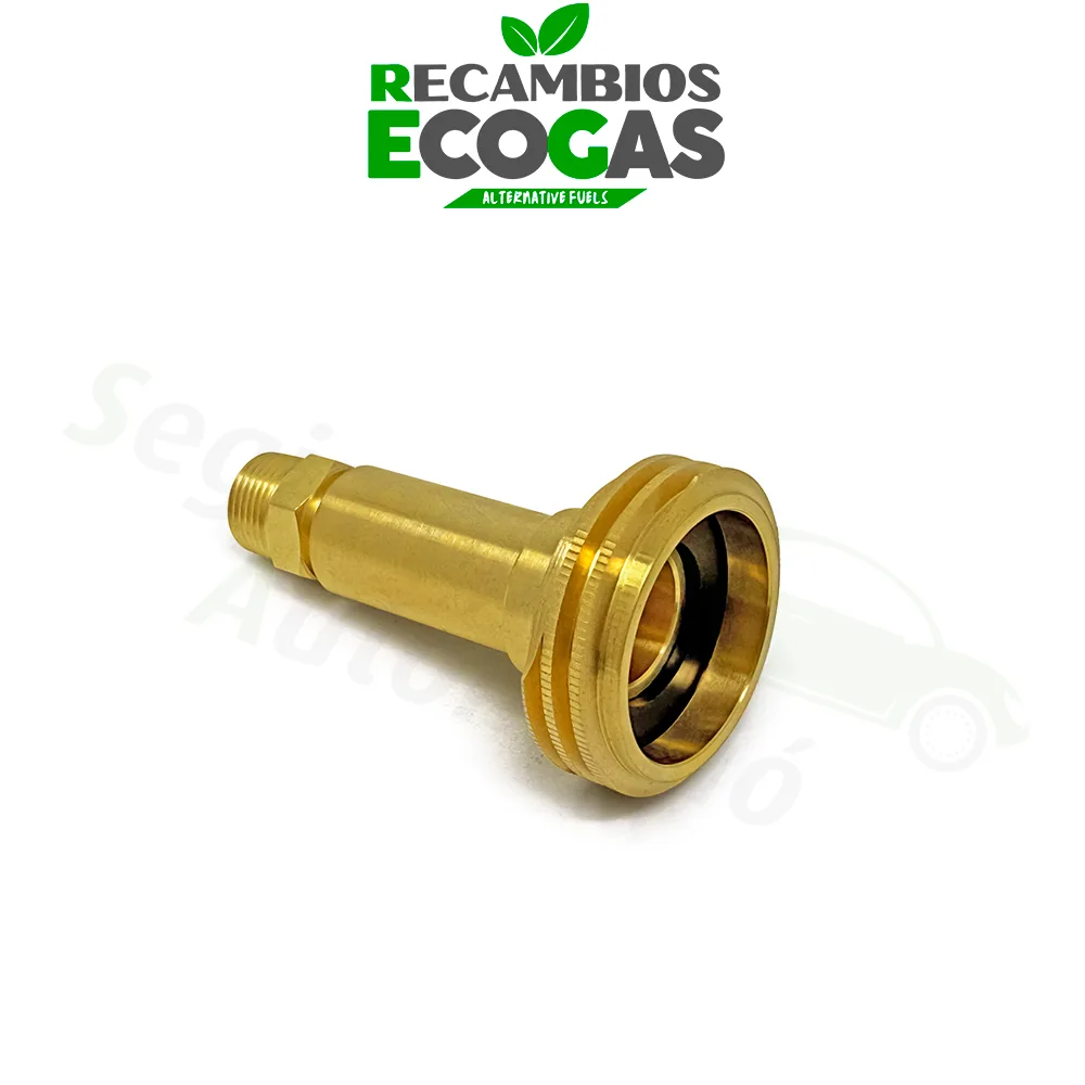 DREHMEISTER ACME Adaptador GPL con rosca NPT de 3/8" - válvula de llenado tanque de 4 orificios
