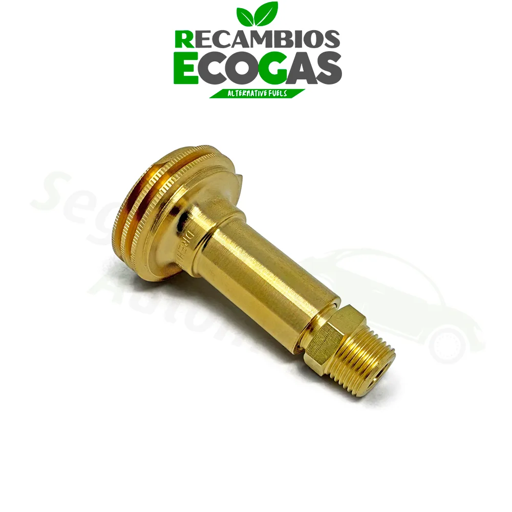 DREHMEISTER ACME Adaptador GPL con rosca NPT de 3/8" - válvula de llenado tanque de 4 orificios