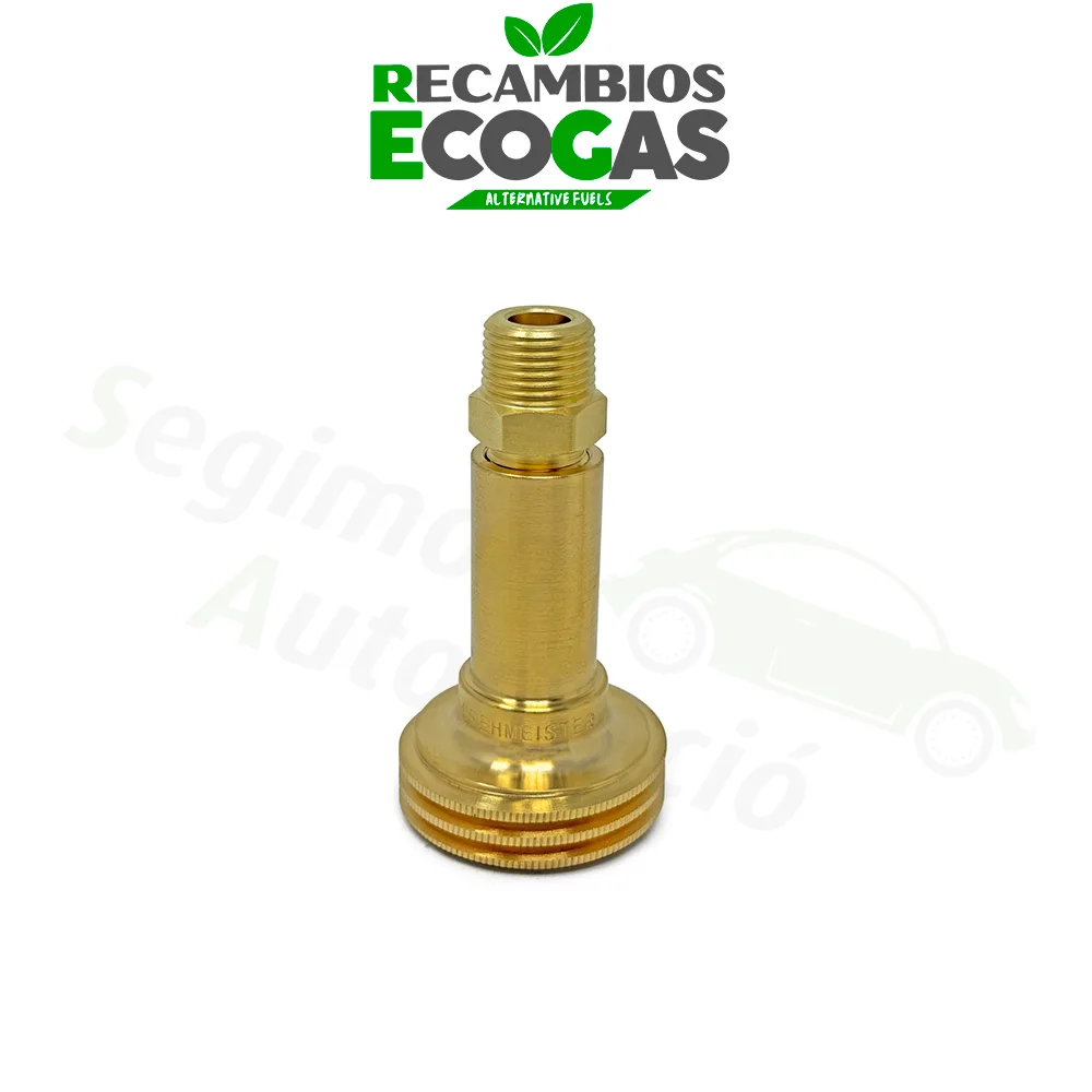DREHMEISTER ACME Adaptador GPL con rosca NPT de 3/8" - válvula de llenado tanque de 4 orificios