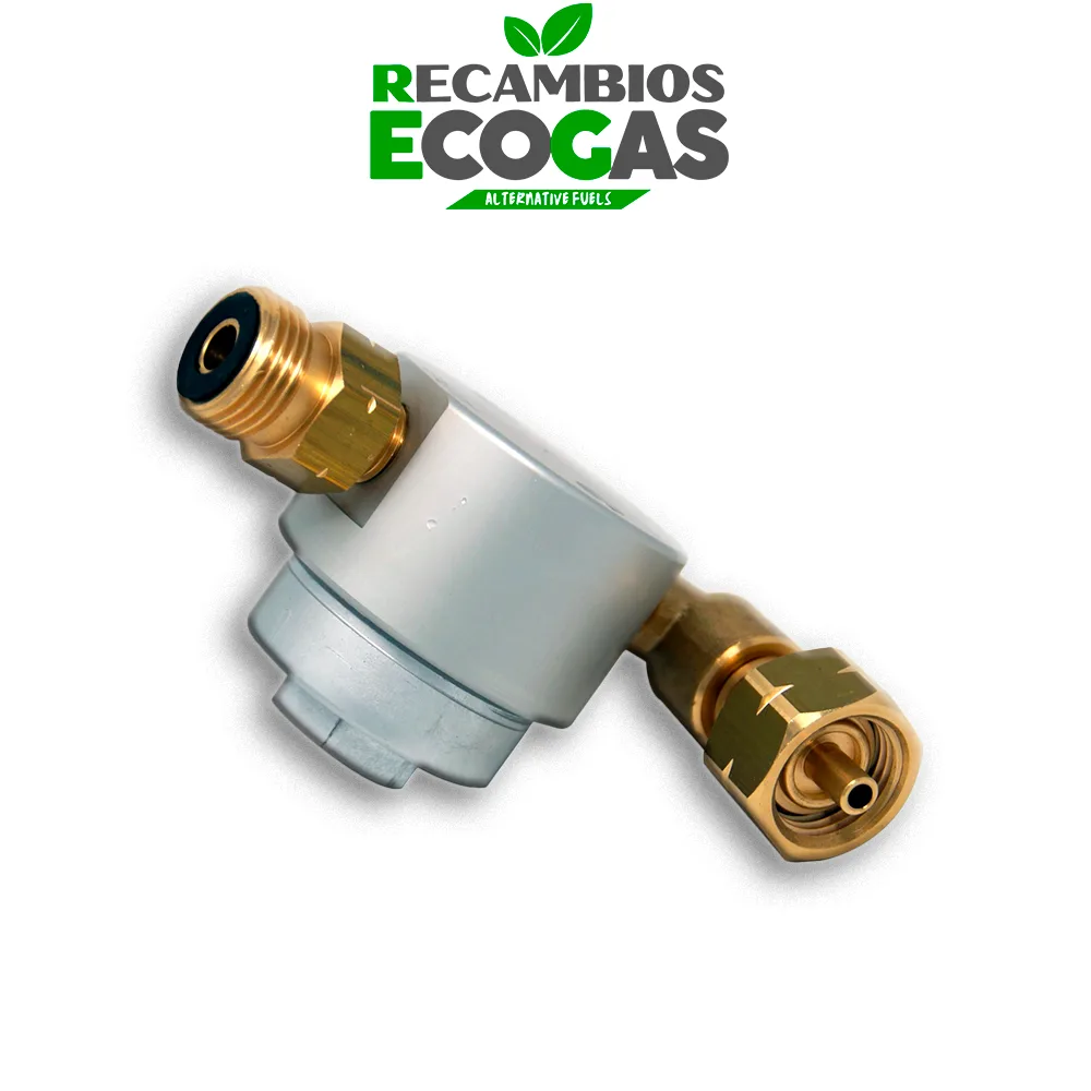 DREHMEISTER Filtro para cilindros GLP 21,8 LH x G12 recto - angulado - horizontal