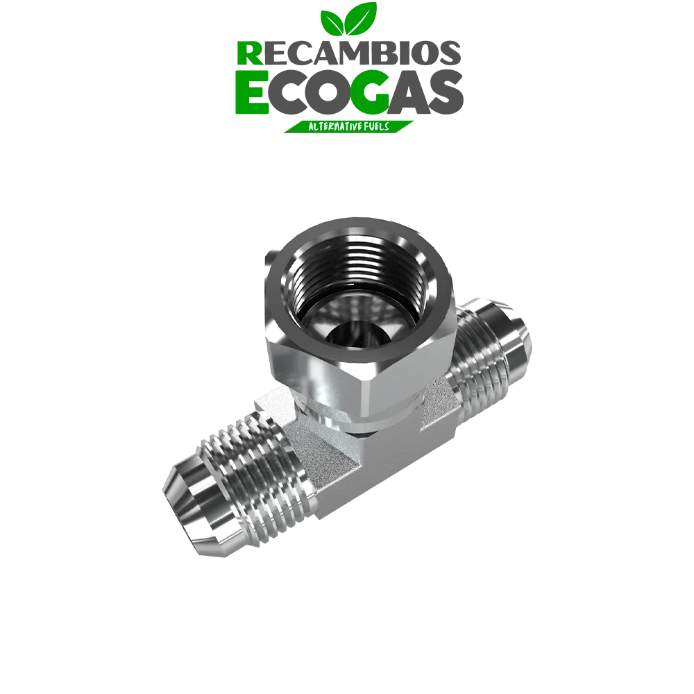 DREHMEISTER Pieza en T Rosca 3/4"-16 UNF para manguera de llenado de GLP