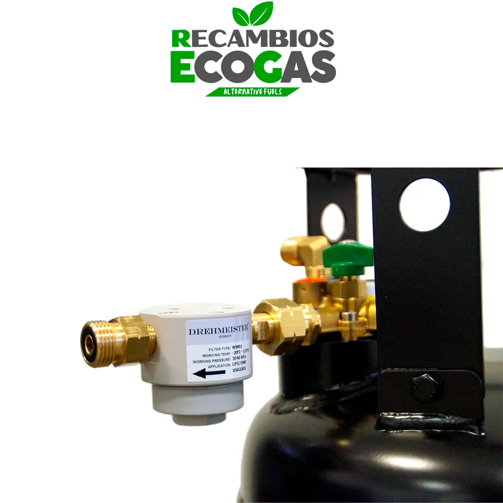 DREHMEISTER SMART Filtro para cilindros GLP W21,8 x 1/14 LH
