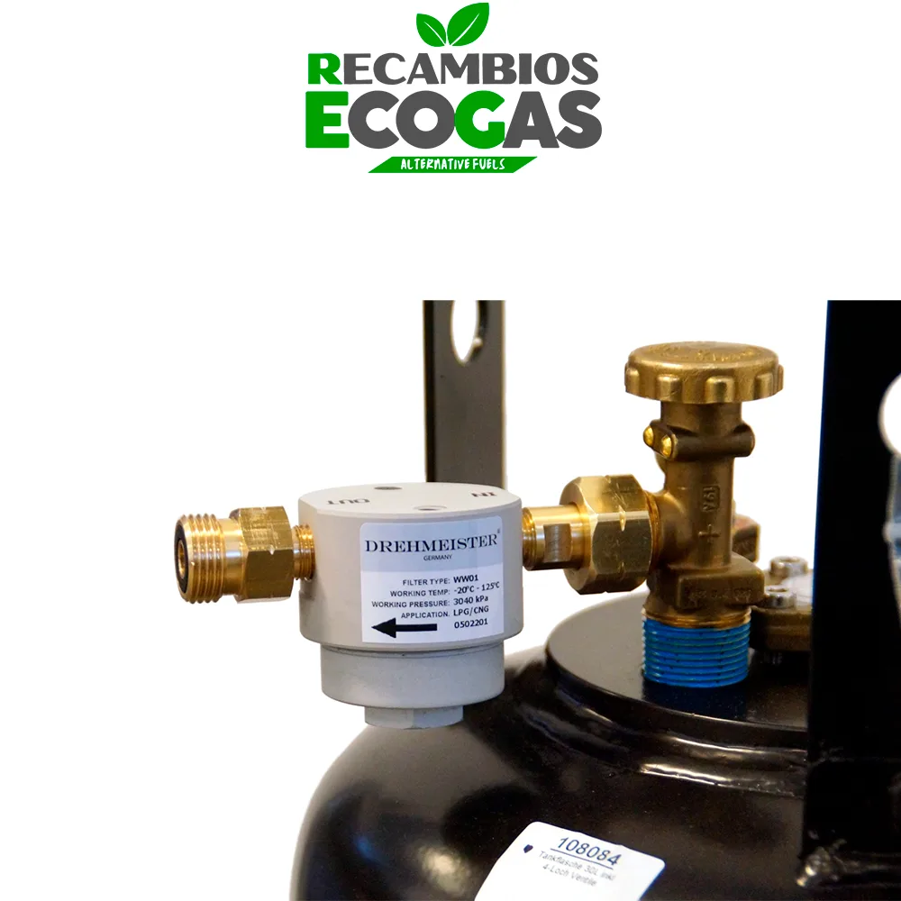 DREHMEISTER SMART Filtro para cilindros GLP W21,8 x 1/14 LH