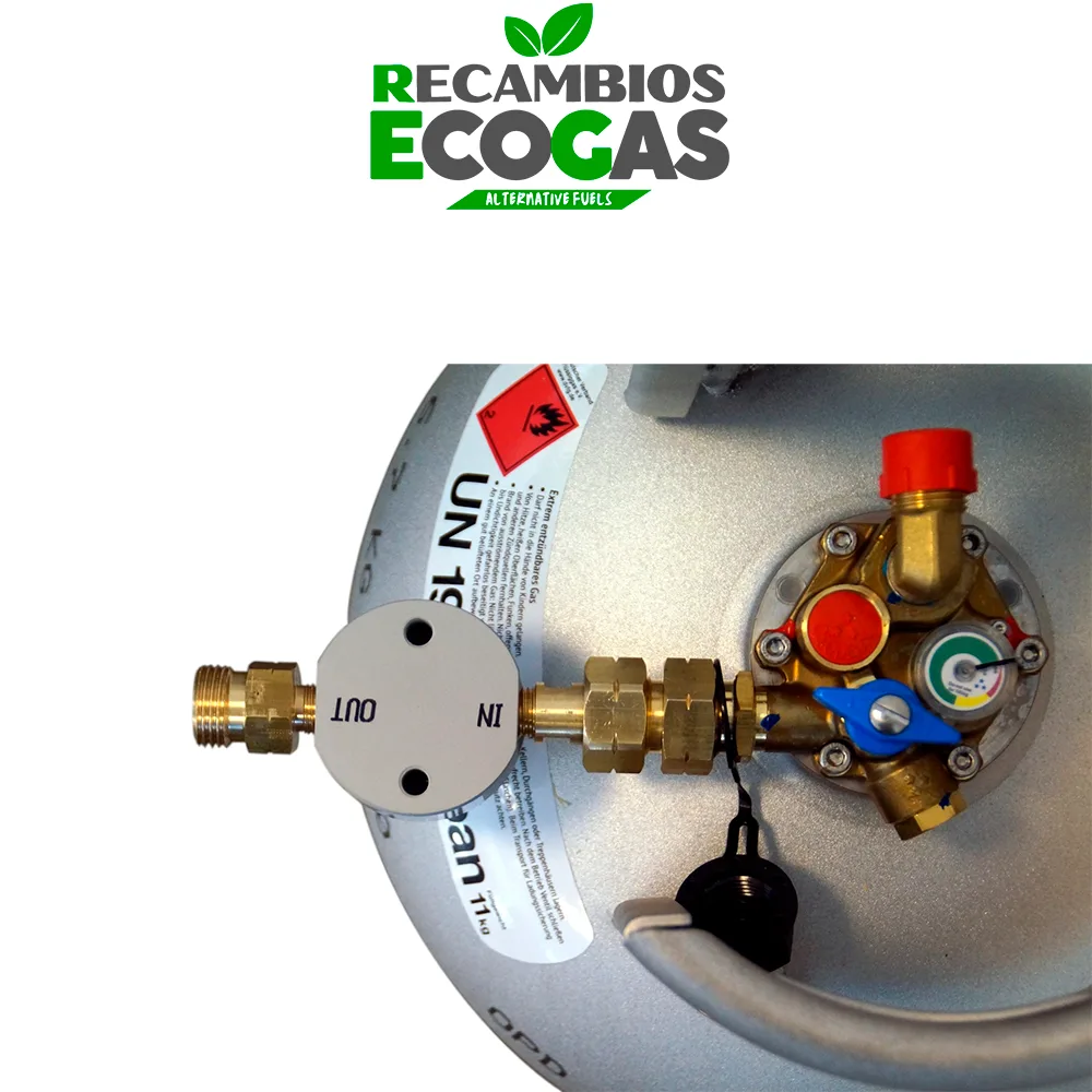 DREHMEISTER SMART Filtro para cilindros GLP W21,8 x 1/14 LH