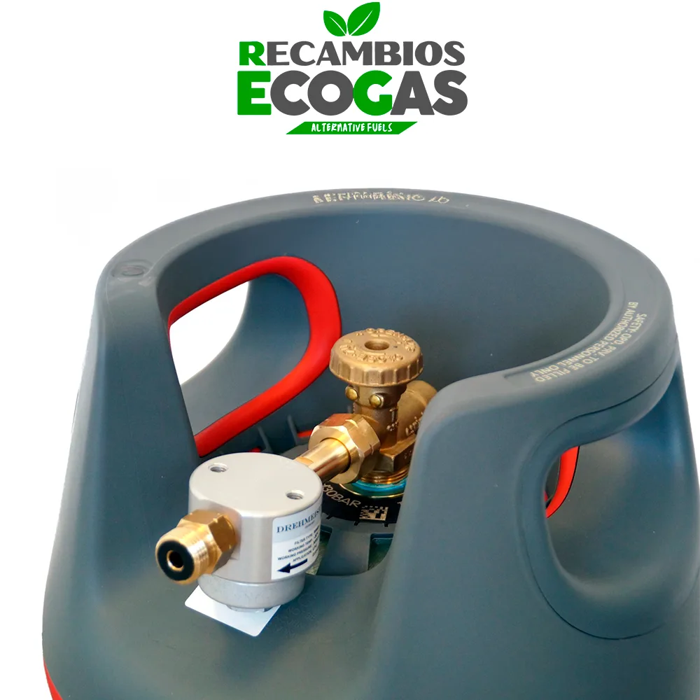 DREHMEISTER SMART Filtro para cilindros GLP W21,8 x 1/14 LH - versión larga