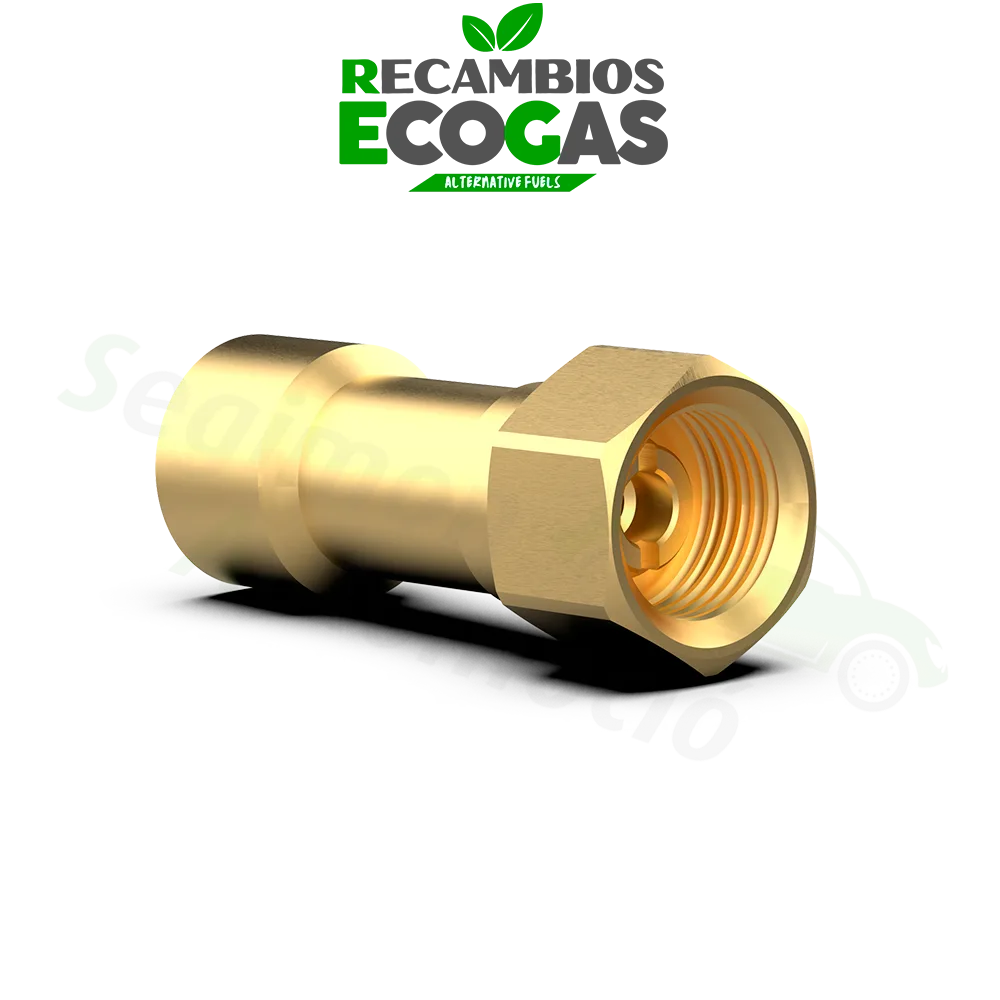 DREHMEISTER adaptador para repostaje directo GLP con filtro sinterizado para bombonas de gas