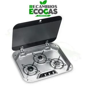 Cocina diesel Webasto X 100, robusta placa CERAN con dos zonas de cocción para autocaravanas, campings y barcos