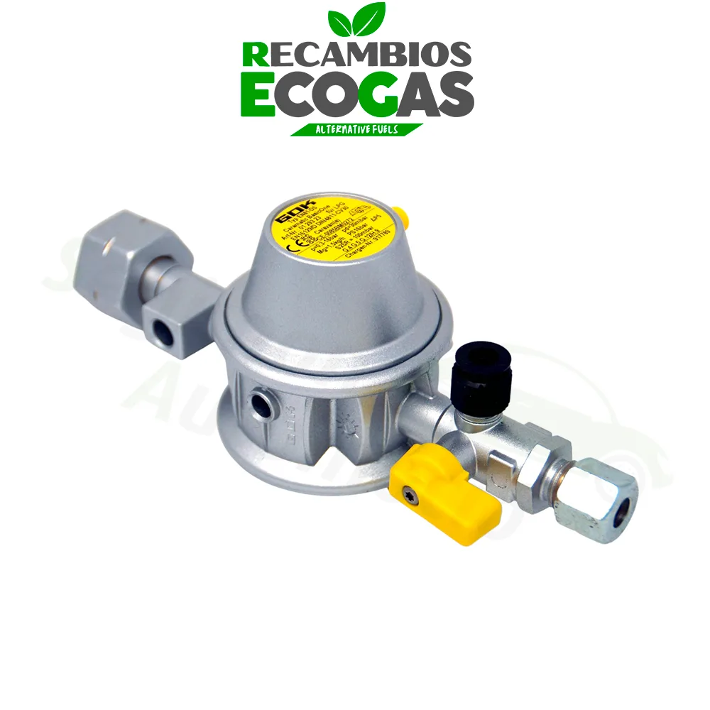 GOK Caramatic BasicOne sistema regulador 30 mbar EN61- 1,5 kg/h Komb.A x RVS 8 mm