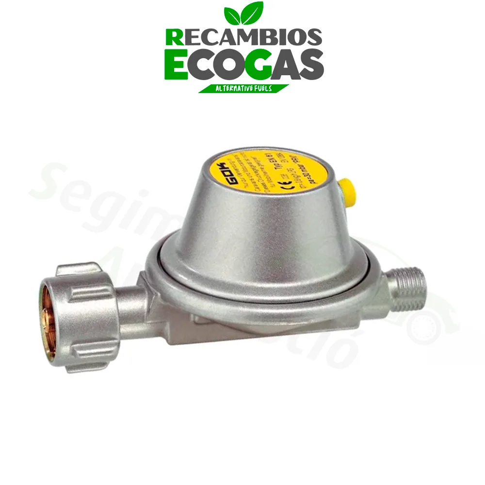 GOK regulador de gas EN61 1kg/h 29mbar comb. Shell-WS x boquilla 8