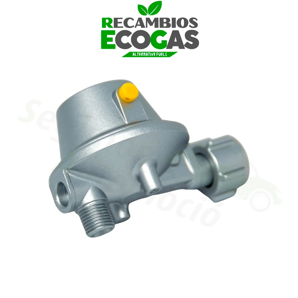 GOK regulador de presión GLP Caramatic BasicOne EN61 0,8kg/h 30mbar - KLF x G1/4LH-KN-90° PRV