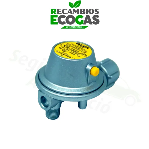 GOK-regulador-de-presion-GLP-Caramatic-BasicOne-png.webp GOK regulador de presión GLP Caramatic BasicOne EN61 0,8kg/h 30mbar - KLF x G1/4LH-KN-90° PRV