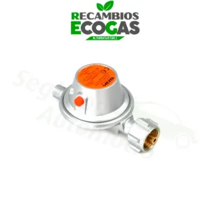 GOK regulador de gas EN61 1 kg/h 50 mbar con 2 salidas