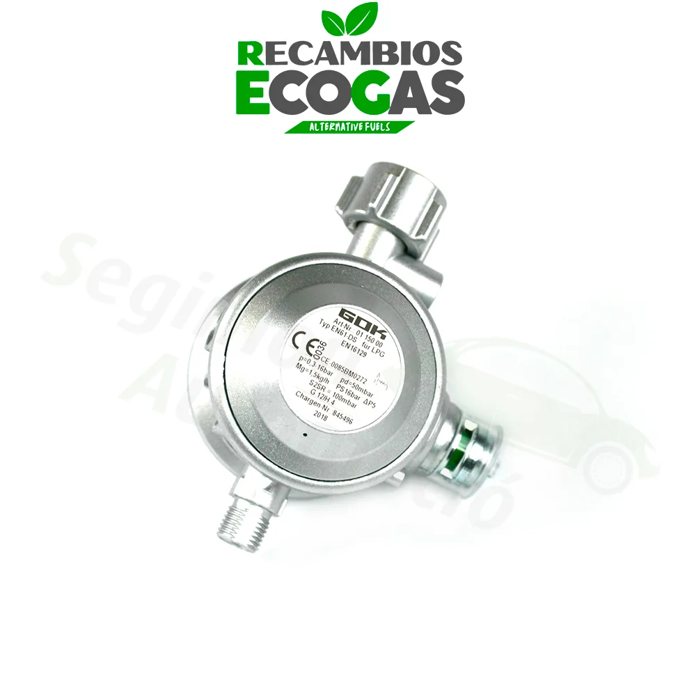 GOK regulador de presión comercial EN61-DS 1,5kg/h 50 mbar