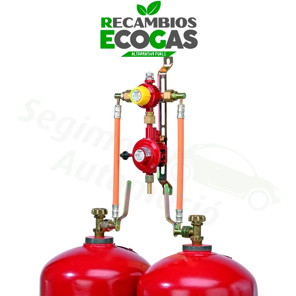 GOK sistema de 2 cilindros 4 kg/h 50 mbar PS 16 bar