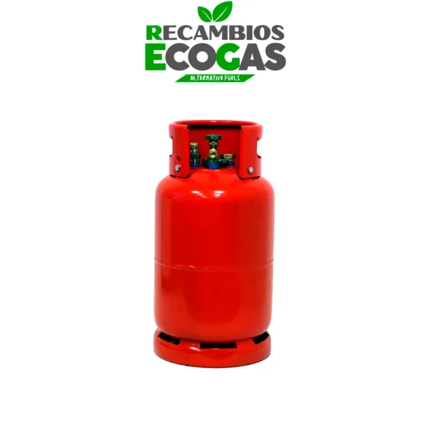 GZWM cilindro de gas recargable 12 L con 80% 4 válvulas de punto - Ø 230mm