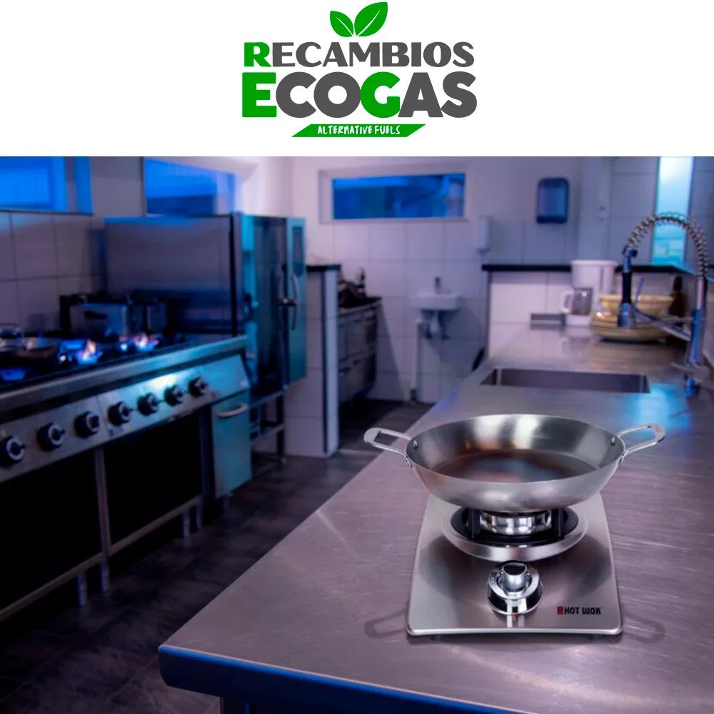 HOT WOK Paellera 30 cm de acero al carbono