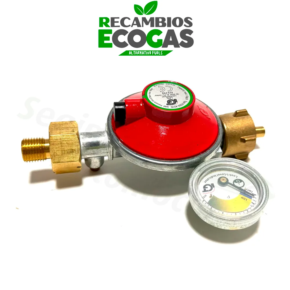 IGT regulador de presión baja 30 mbar 1,5 kg/h -G2 - R5 W21,8 LH x H4 - G1/4" LH