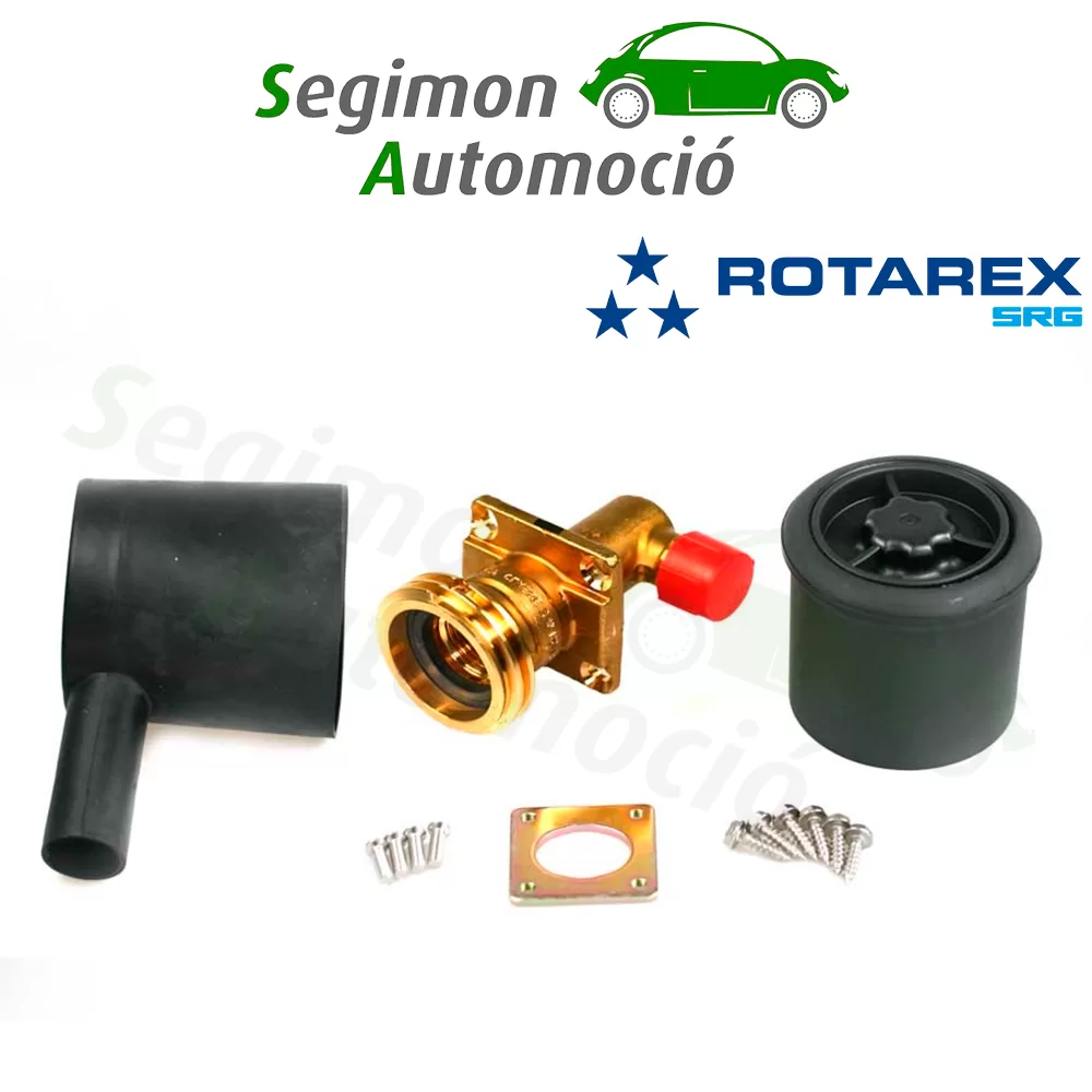 Kit de boquilla de suministro ACME incl. carcasa de plástico para manguera de llenado - 90°