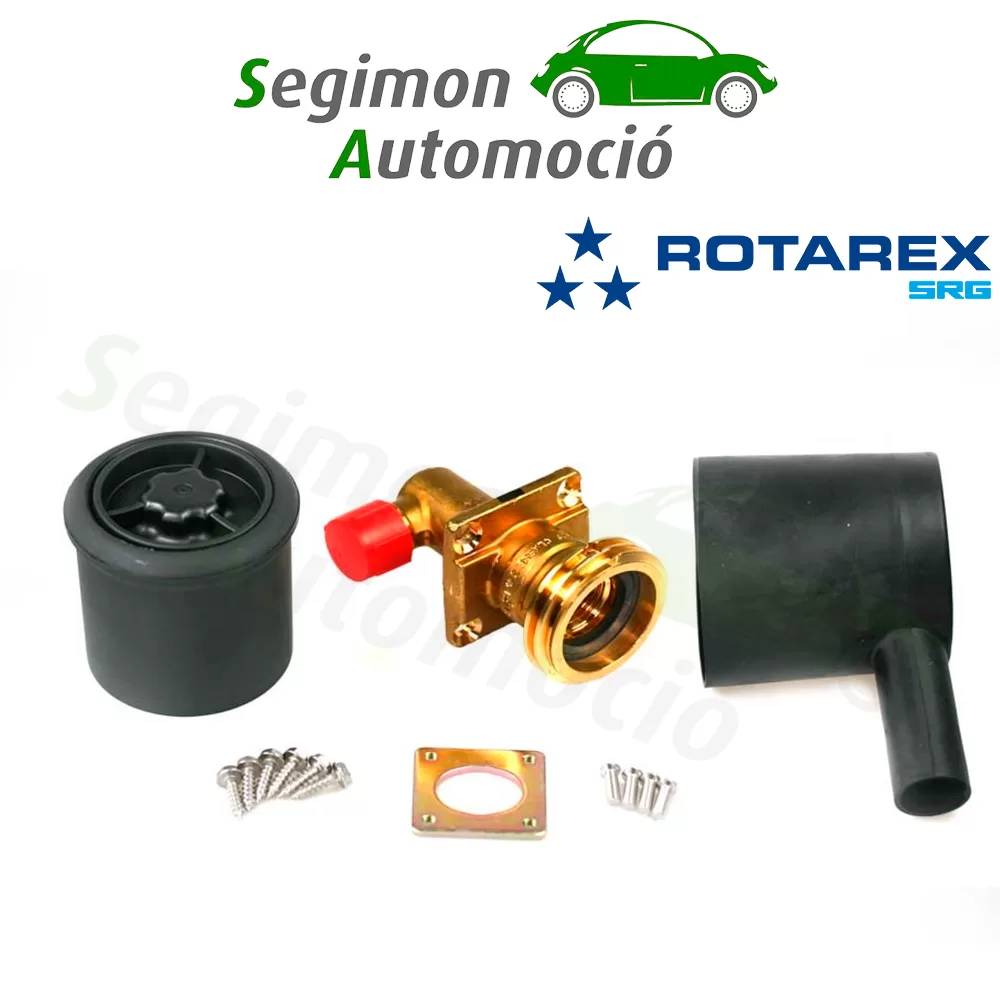 Kit de boquilla de suministro ACME incl. carcasa de plástico para manguera de llenado - 90°