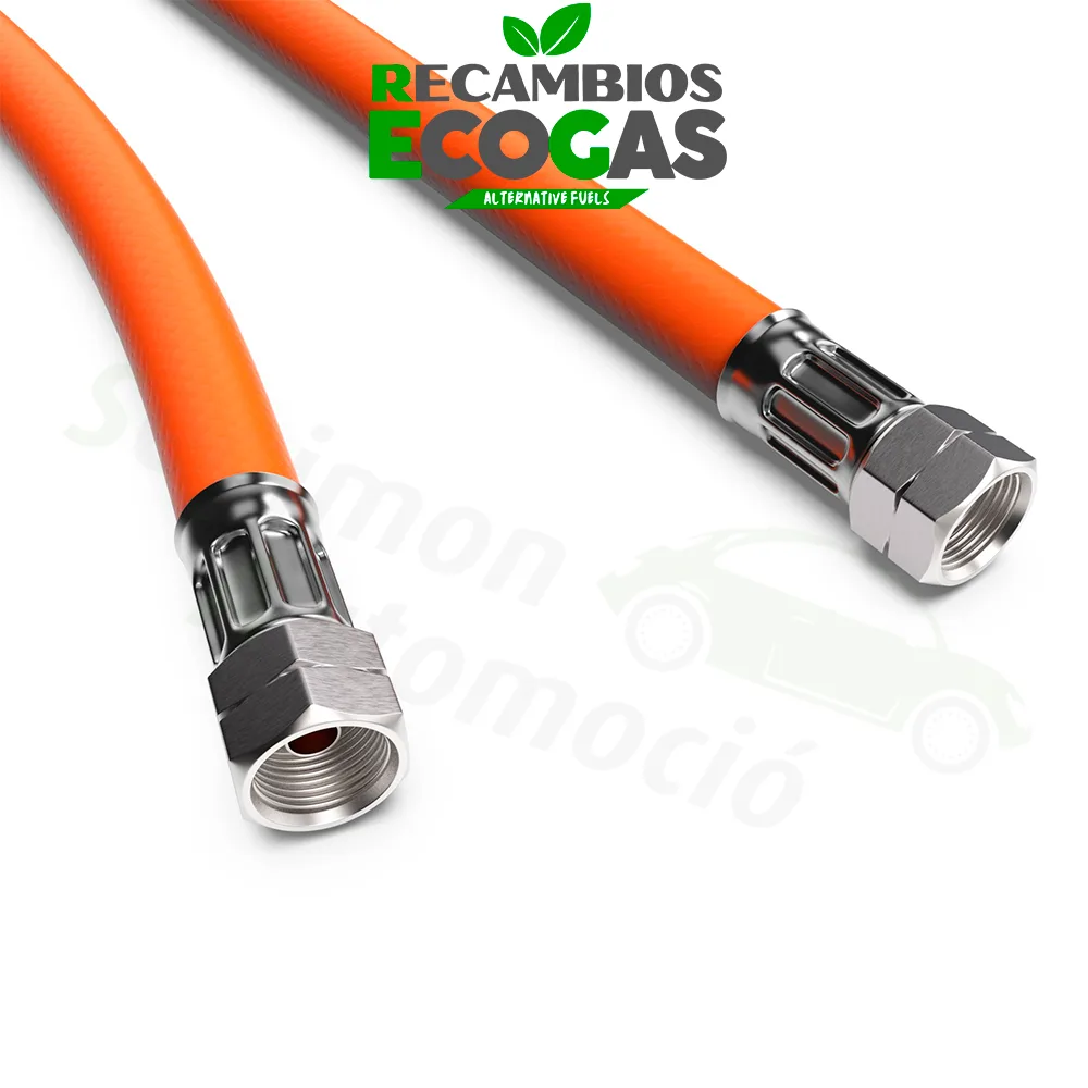 Manguera de gas de plástico GOK (presión media) 2 x 1/4-LH