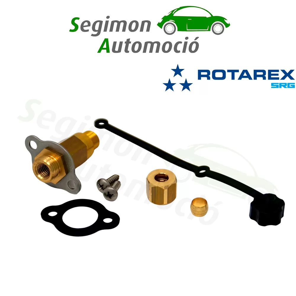 Rotarex mini boquilla de suministro (rosca interna y externa) M16+M10