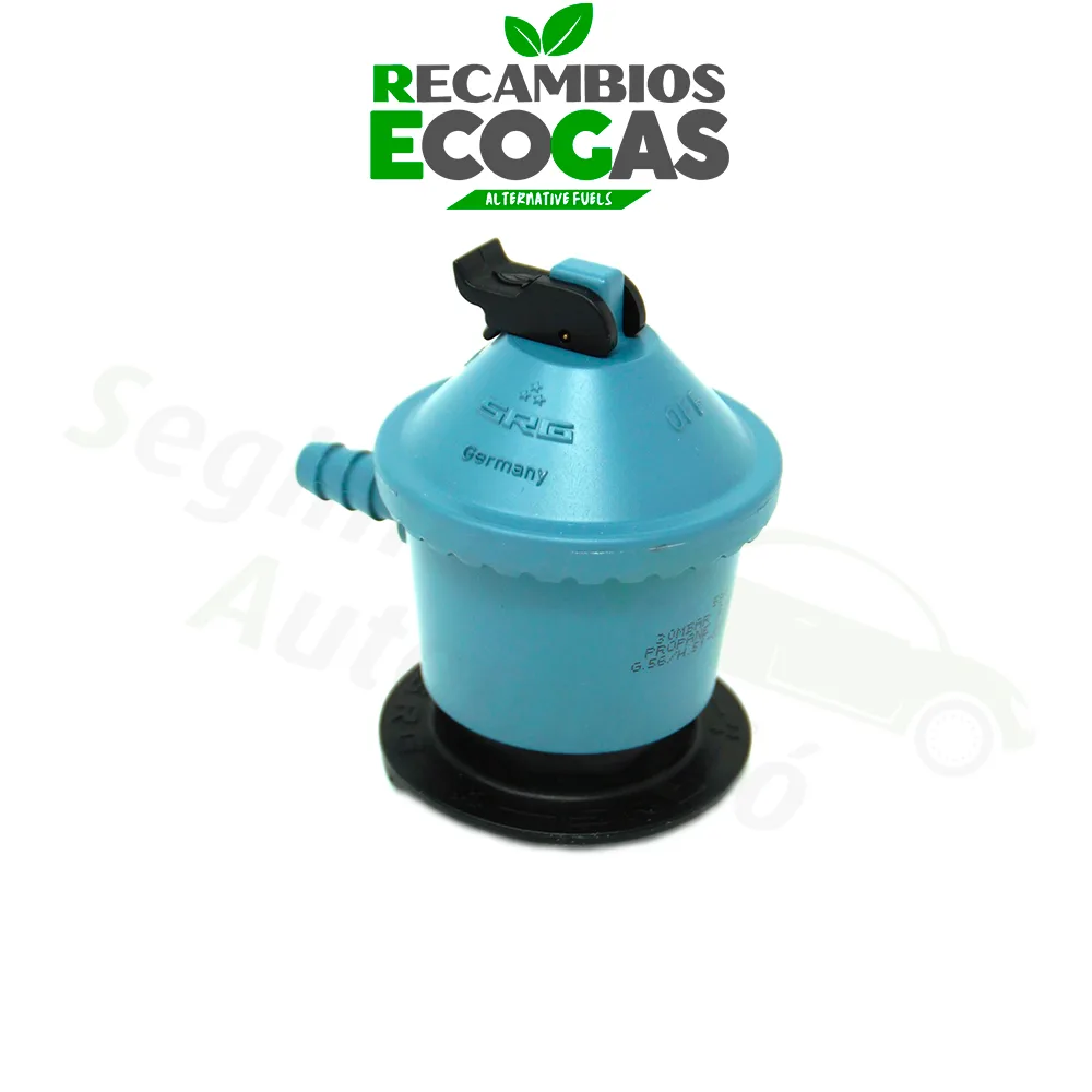 SRG regulador de gas (con clip) 591 Jumbo 50mbar G.56 -> manguera de 10mm