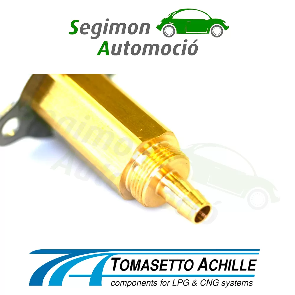 Tomasetto boquilla de llenado mini rosca interna M10 con conexión para manguera flexible Faro