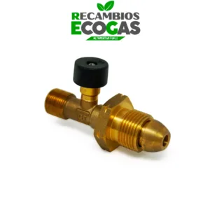 Válvula de rebose externa, protección contra la rotura de la manguera Gas GLP (propano/butano) Tuerca de unión de 3/8" x 3/8" L.H.