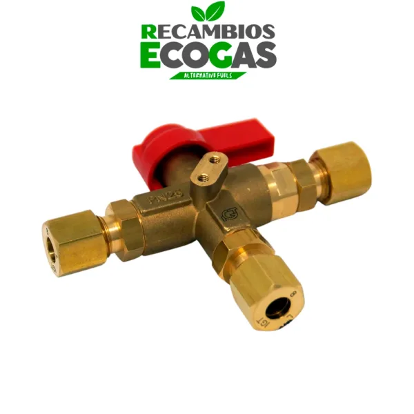 Válvula de cambio GLP (propano/butano) 10 mm