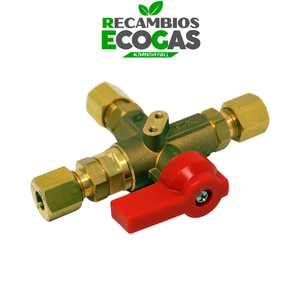 Válvula de cambio GLP (propano/butano) 8 mm