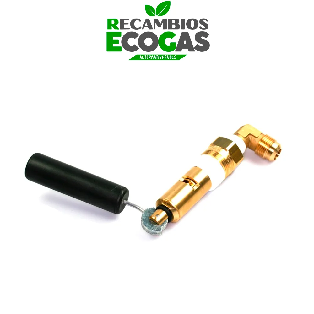 Válvula de parado al 80% para botellas de combustible con angulo de 90° h. 600 x 0° (27-30L)