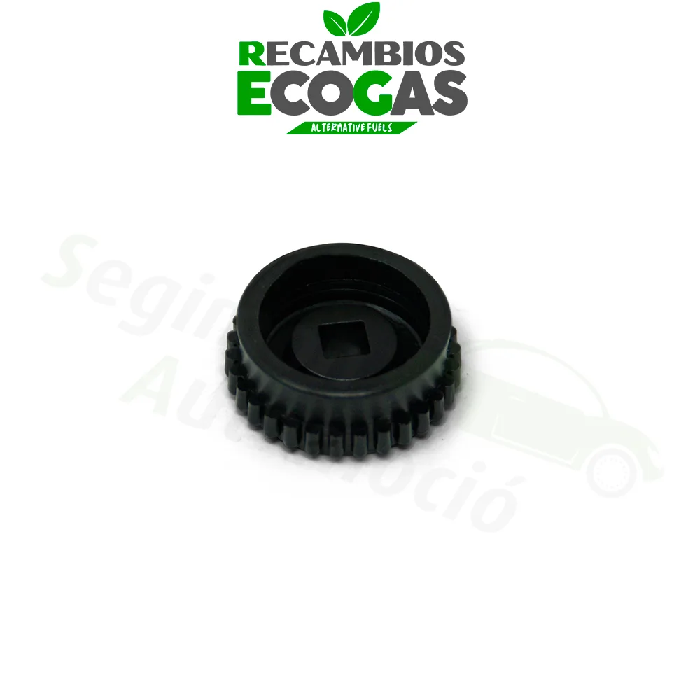Volante GOK GAZ Moplen negro (rueda de ajuste de repuesto para regulador de presión)
