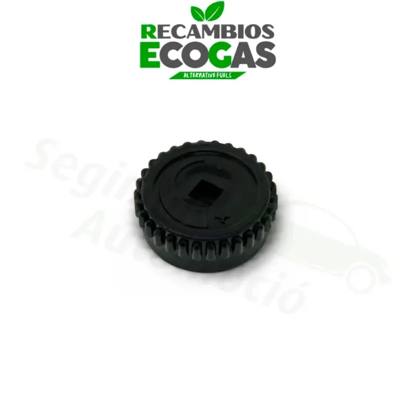 Volante GOK GAZ Moplen negro (rueda de ajuste de repuesto para regulador de presión)