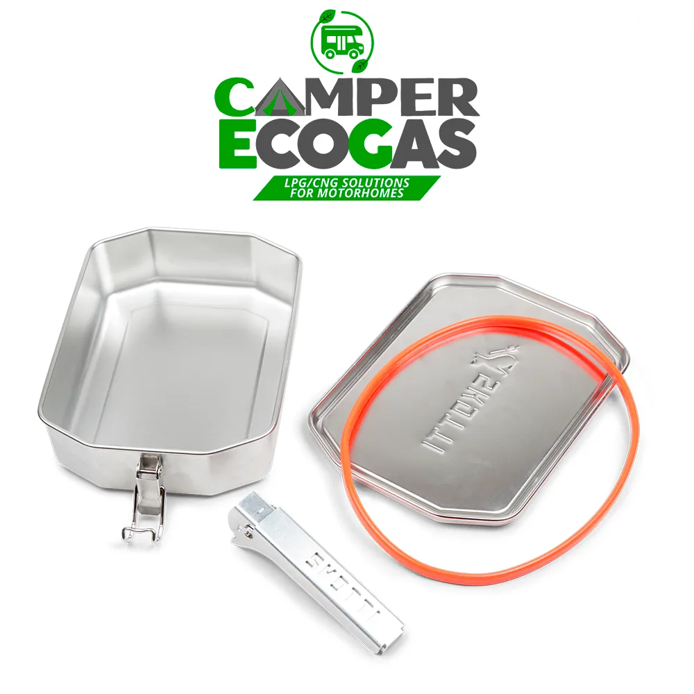 boks3 SKOTTI Boks 1L | Caja de acero inoxidable 1 L